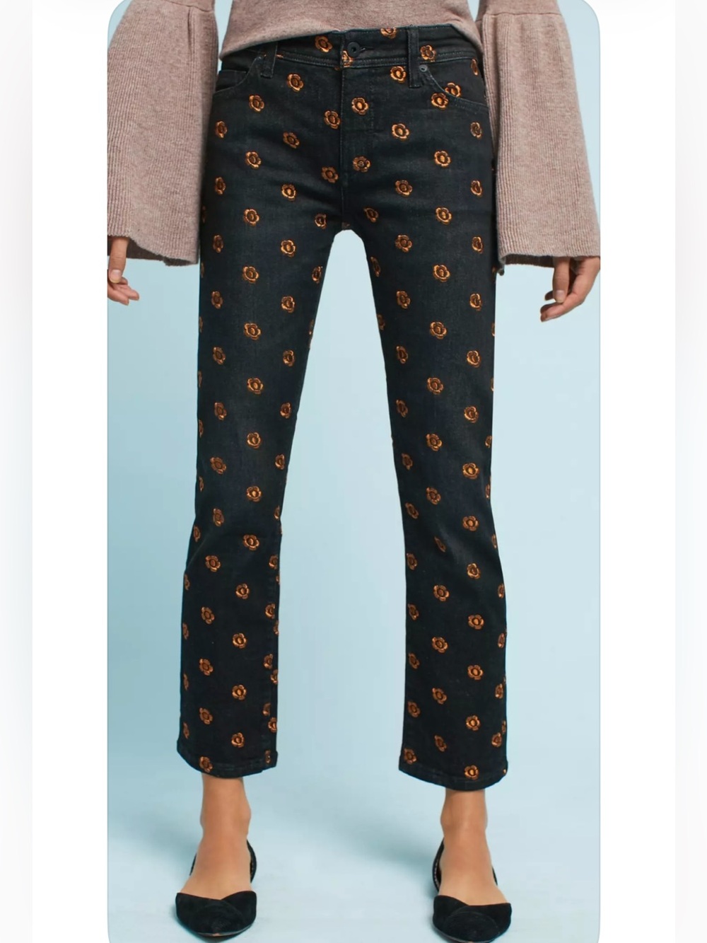 Anthropologie Pilcro Mid-Rise Slim Straight Jeans /
Sold Out On Line.